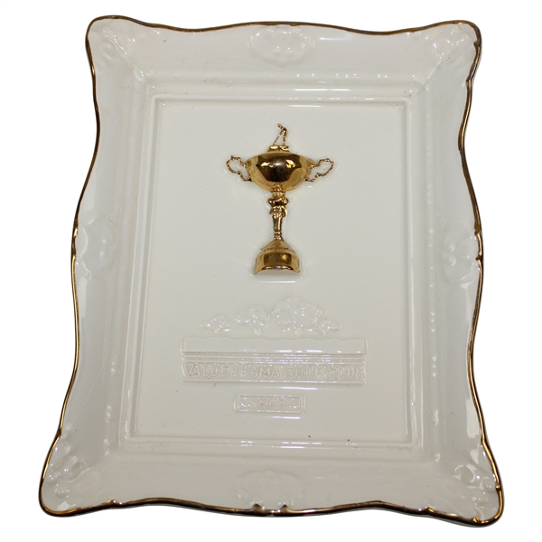 1997 Ryder Cup at Valderrama GC Porcelain Tray/Dish by artist Bill Waugh