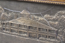 Augusta National Golf Club Clubhouse Resin Cast Bronze by Artist Bill Waugh