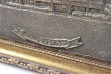 Augusta National Golf Club Clubhouse Resin Cast Bronze by Artist Bill Waugh