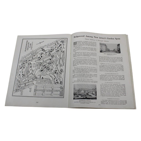 1935 Ryder Cup at Ridgewood Country Club Official Program - USA 9-3