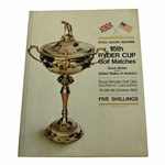 1965 Ryder Cup at Royal Birkdale Golf Club official Program - USA 19 1/2-12 1/2