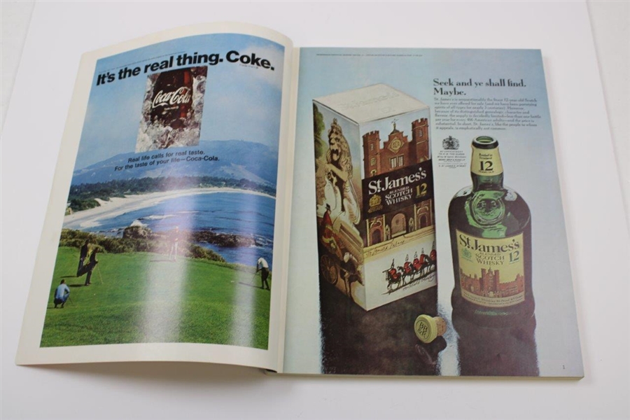 1971 Ryder Cup at Old Warson Country Club official Program - USA 18 1/2-13 1/2