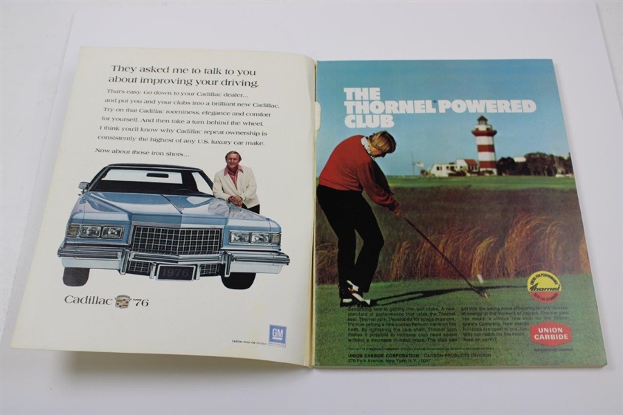 1975 Ryder Cup at Laurel Valley Golf Club official Program - USA 21-11