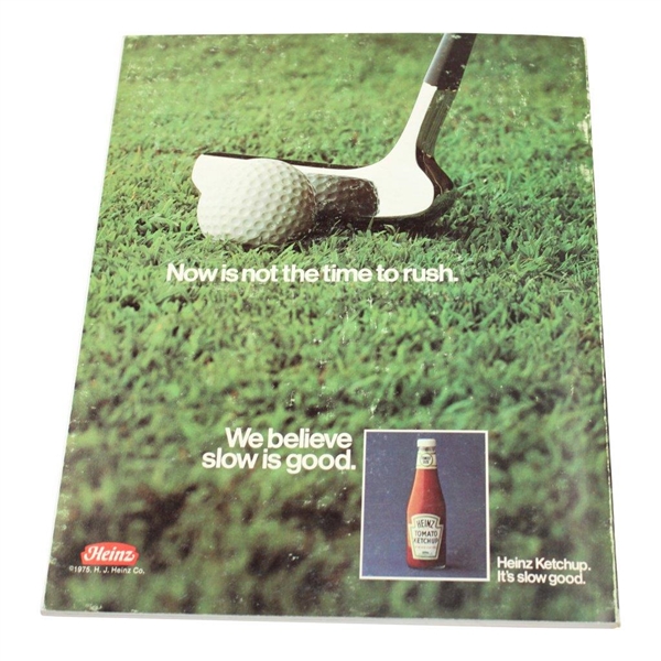 1975 Ryder Cup at Laurel Valley Golf Club official Program - USA 21-11
