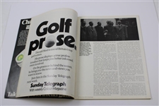 1977 Ryder Cup at Royal Lytham & St. Annes GC official Program - USA 12 1/2-7 1/2