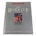 1981 & 1983 Ryder Cup Programs - Walton Heath Golf Club & PGA National Golf Club