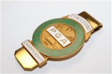 1964 PGA Championship at Columbus CC Contestant Badge/Clip - Bobby Nichols Winner