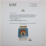 1981 PGA Championship at Atlanta Athletic Club Contestant Badge/Clip - Larry Nelson Winner