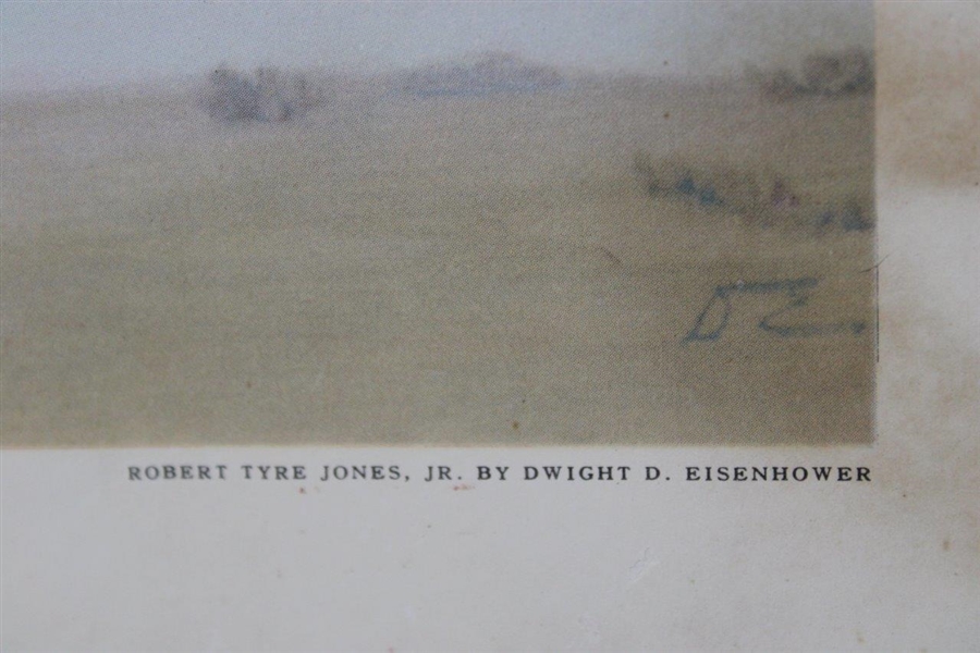 Robert 'Bobby' Tyre Jones, Jr. by Dwight D. Eisenhower Print (Original by Thos. Stephens)