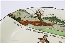 Royal Doulton England 'He Hath A Good Judgment Who Relieth Not Wholly On His Own' Bowl