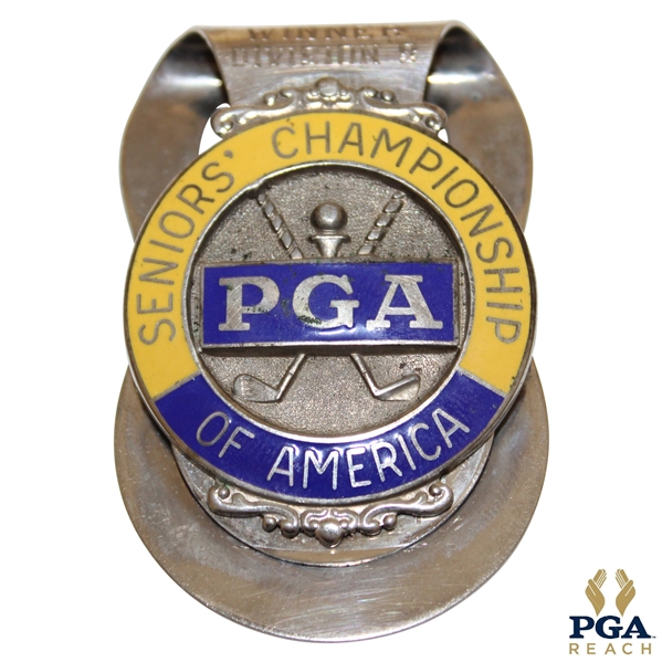 1968 PGA of America Seniors Championship Division 8 Winner Badge/Clip