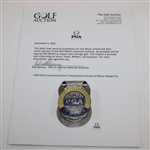 1968 PGA of America Seniors' Championship Division 8 Winner Badge/Clip