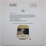 2004 Ryder Cup Matches Commemorative Badge/Clip