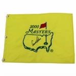 Arnold Palmer Signed 2000 Masters Tournament Embroidered Flag JSA ALOA