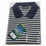 2002 Masters Tournament Masters Collection Navy w/White/Lt Green Golf Shirt - Size XL - Unopened