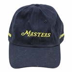 Masters Tournament SCORING Navy w/Yellow Stitch Writing Caddy Hat