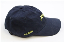 Masters Tournament SCORING Navy w/Yellow Stitch Writing Caddy Hat