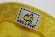 Masters Tournament GALLERY Yellow w/Green Stitch Writing Caddy Hat