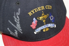 Hal Sutton Signed 1999 The Ryder Cup Matches at The Country Club Hat JSA ALOA