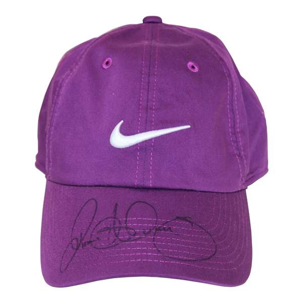 Rory McIlroy Signed Purple Nike Heritage86 Dri-Fit Hat JSA ALOA