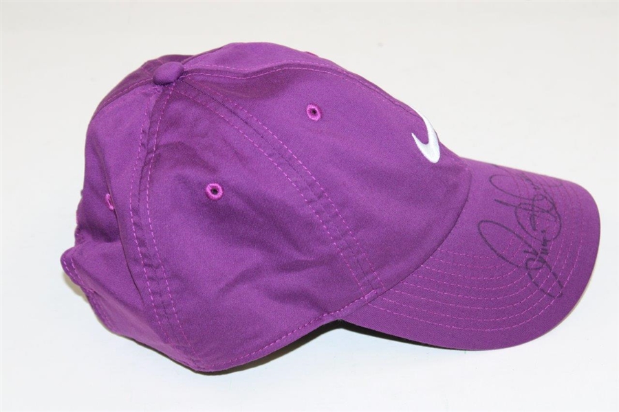 Rory McIlroy Signed Purple Nike Heritage86 Dri-Fit Hat JSA ALOA