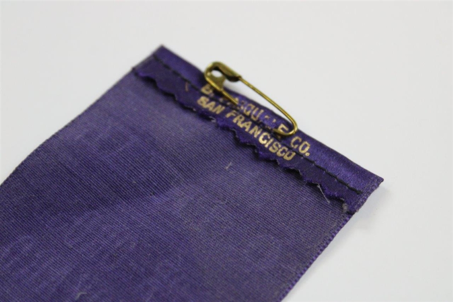 1942 Hope Crosby Shipyard Golf Exhibition Official Ribbon