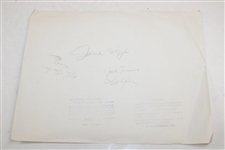 1955 Olympic Oversize Aerial Course Layout Photo