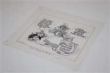 Walt Disney Proof Cartoon For National Golfer Publication