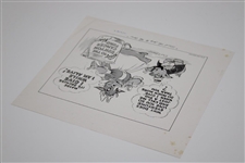 Walt Disney Proof Cartoon For National Golfer Publication
