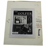 1952 The Golfer Proof Edition Copy With Bobby Jones-November