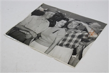Bob Hope 75Th Birthday Invitation With 1949 Original Oversize Photo