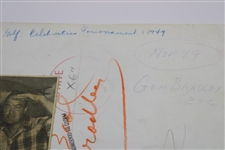 Bob Hope 75Th Birthday Invitation With 1949 Original Oversize Photo