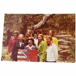 Contestants Signed 1975 International Junior Golf Championship Hand Made Sign w/Photo