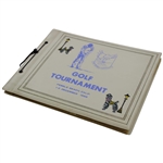 1959 Air Defense Command Golf Tournament At Pebble Beach Scrapbook w/Original Photos