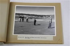 1959 Air Defense Command Golf Tournament At Pebble Beach Scrapbook w/Original Photos