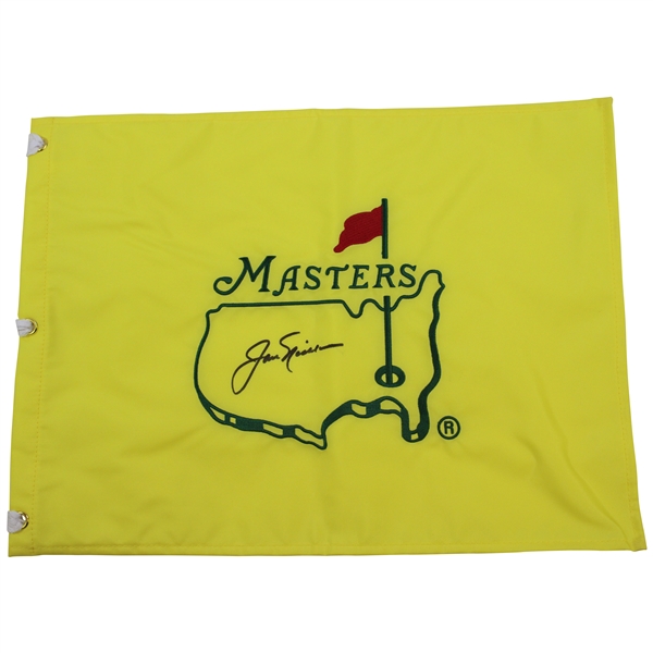 Jack Nicklaus Signed Undated Masters Embroidered Flag JSA ALOA