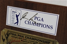 Gary Player, Ray Floyd, Lee Trevino & 20 Champs Signed 1996 PGA at Valhalla Golf Club Plaque JSA ALOA