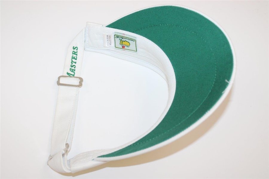 Arnold Palmer Signed Masters Visor JSA ALOA