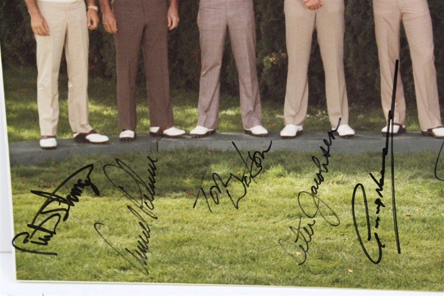 Palmer, Player, Watson & Others Signed 11x14 Original Photo by Tom Treick JSA ALOA