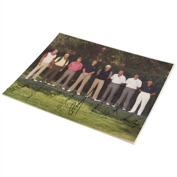 Palmer, Player, Watson & Others Signed 11x14 Original Photo by Tom Treick JSA ALOA