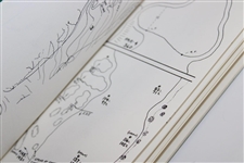 Arnold Palmer Signed Official Masters Tournament Yardage Book JSA ALOA