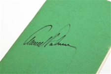 Arnold Palmer Signed Official Masters Tournament Yardage Book JSA ALOA