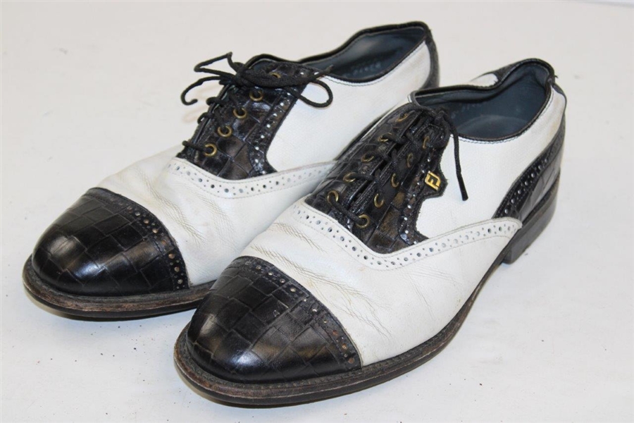Chi Chi Rodriguez's Personal Tournament Players Club Black/White Golf Shoes