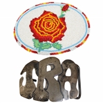 Chi Chi Rodriguezs Personal Flower & Sterling Silver JRA Belt Buckles