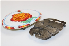 Chi Chi Rodriguez's Personal Flower & Sterling Silver JRA Belt Buckles