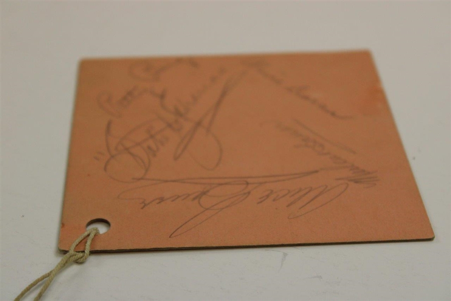 Babe Zaharias & Patty Berg & others Signed 1951 Mixed Two-Ball Golf Tournament Ticket JSA ALOA