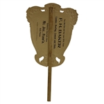 c.1900-1910 Lady Golfer F.H. Baker Coal Advertising Fan