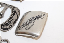 Collection of Five (5) Golf Themed Belt Buckles including USGA