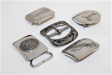 Collection of Five (5) Golf Themed Belt Buckles including USGA
