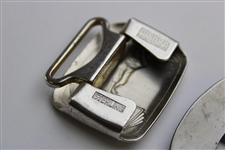 Collection of Five (5) Golf Themed Belt Buckles including USGA